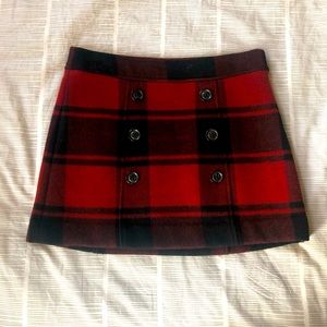 GAP vintage Plaid Wool Skirt